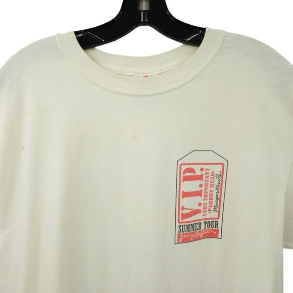 2005 Jimmy Buffett VIP Parrot Head Graphic T Shirt Sz L Summer Tour Diamond Star - Picture 15 of 16